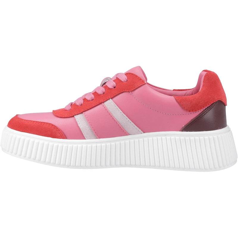 Hush Puppies Holly Suede Women's Fuchsia Sneakers