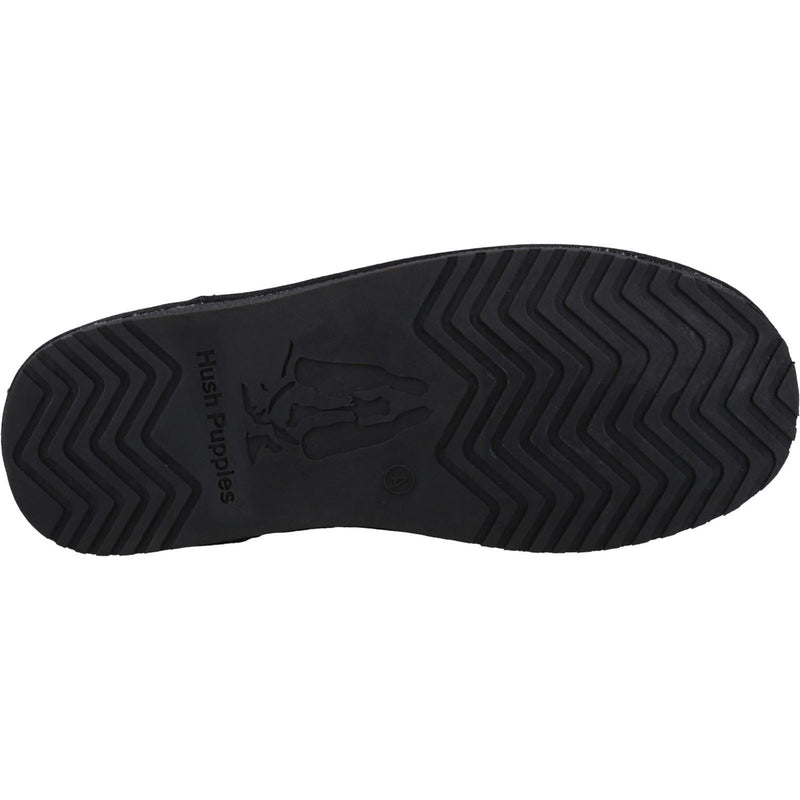 Hush Puppies Ashanti Suede Women's Black Slippers
