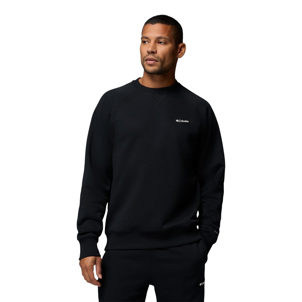 Columbia Dry Creek Heavyweight Crew Cotton Men's Black Sweatshirt