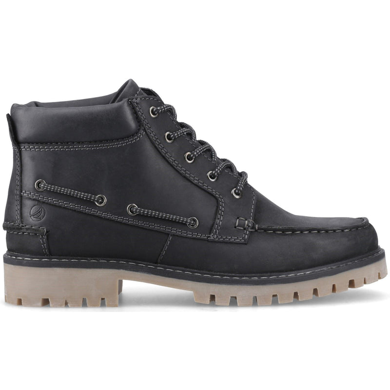 Sperry Baltimore Leather Men's Black Ankle Boots