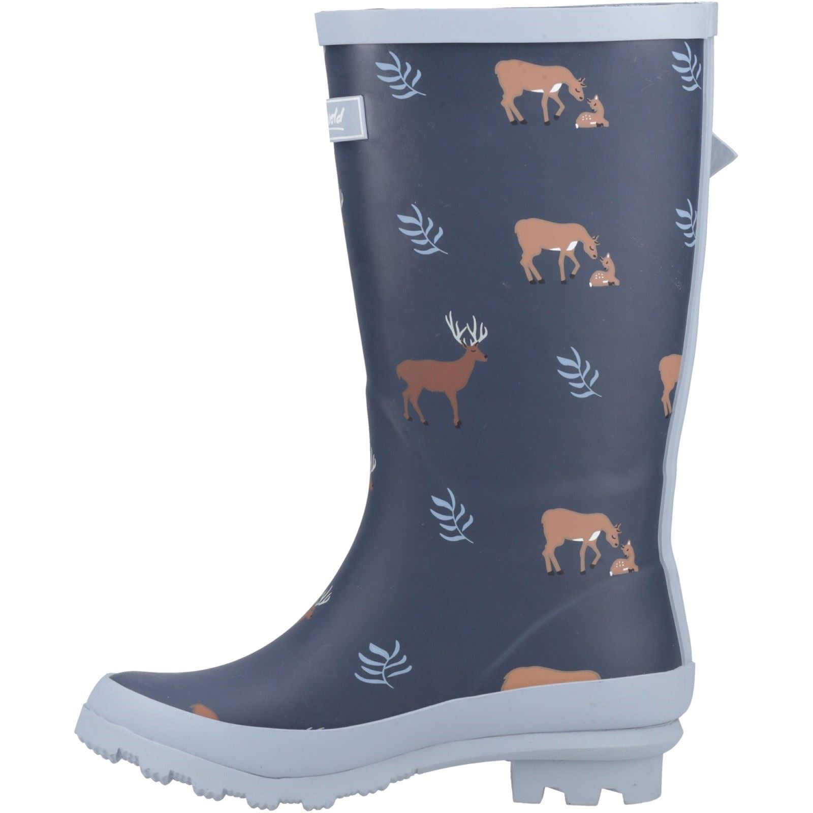 Cotswold Woodland Mid Rubber Women's Deers Wellington Boots
