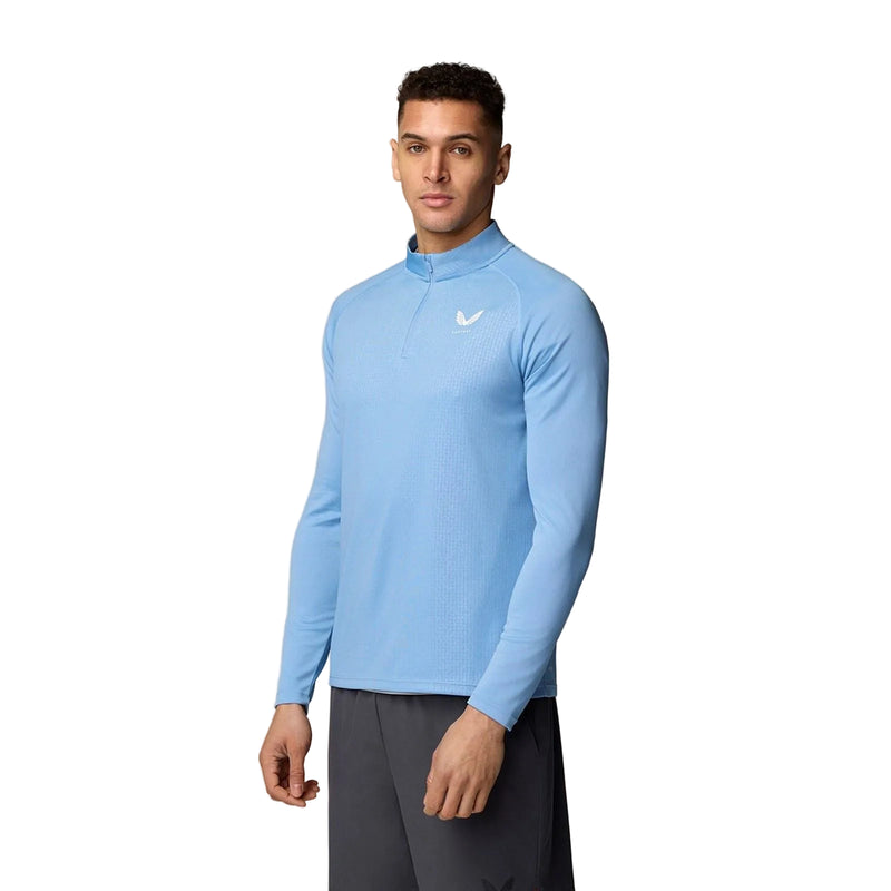 Castore Adapt 1/4 Zip Top Polyester Men's Blue