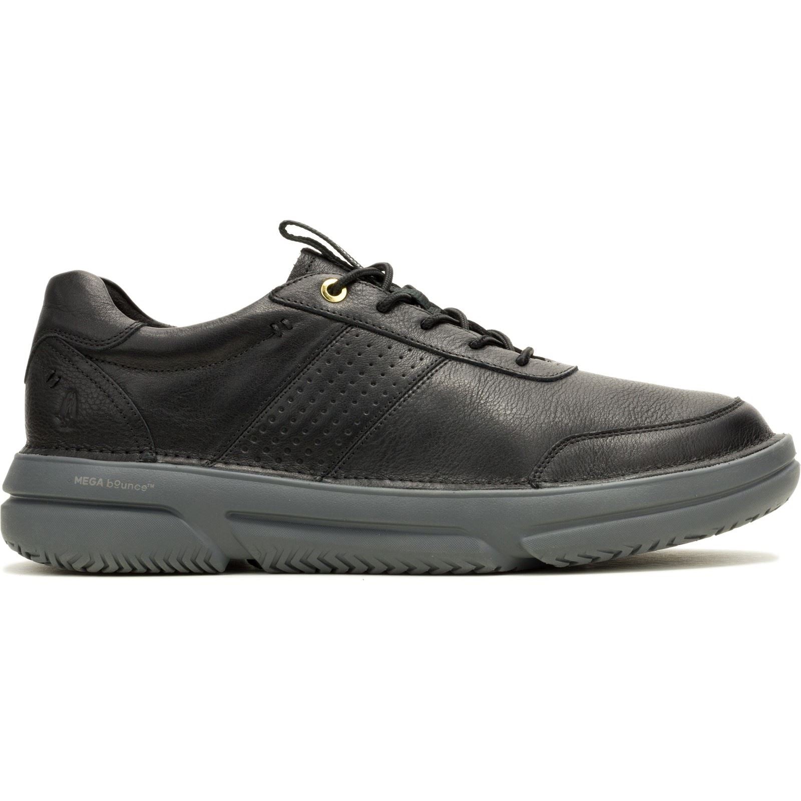 Hush Puppies Baylor Leather Men's Black Sneakers