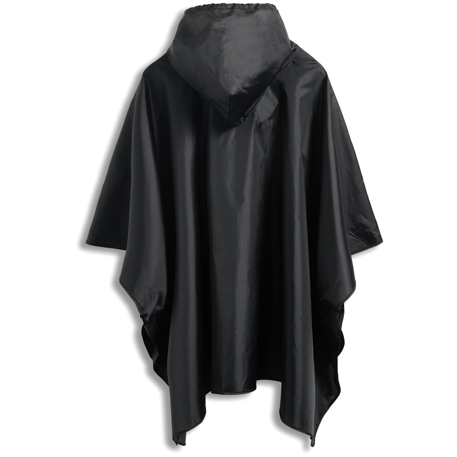 Hunter Hunter Packable Unisex Adults Black Rain Ponchos - One Size