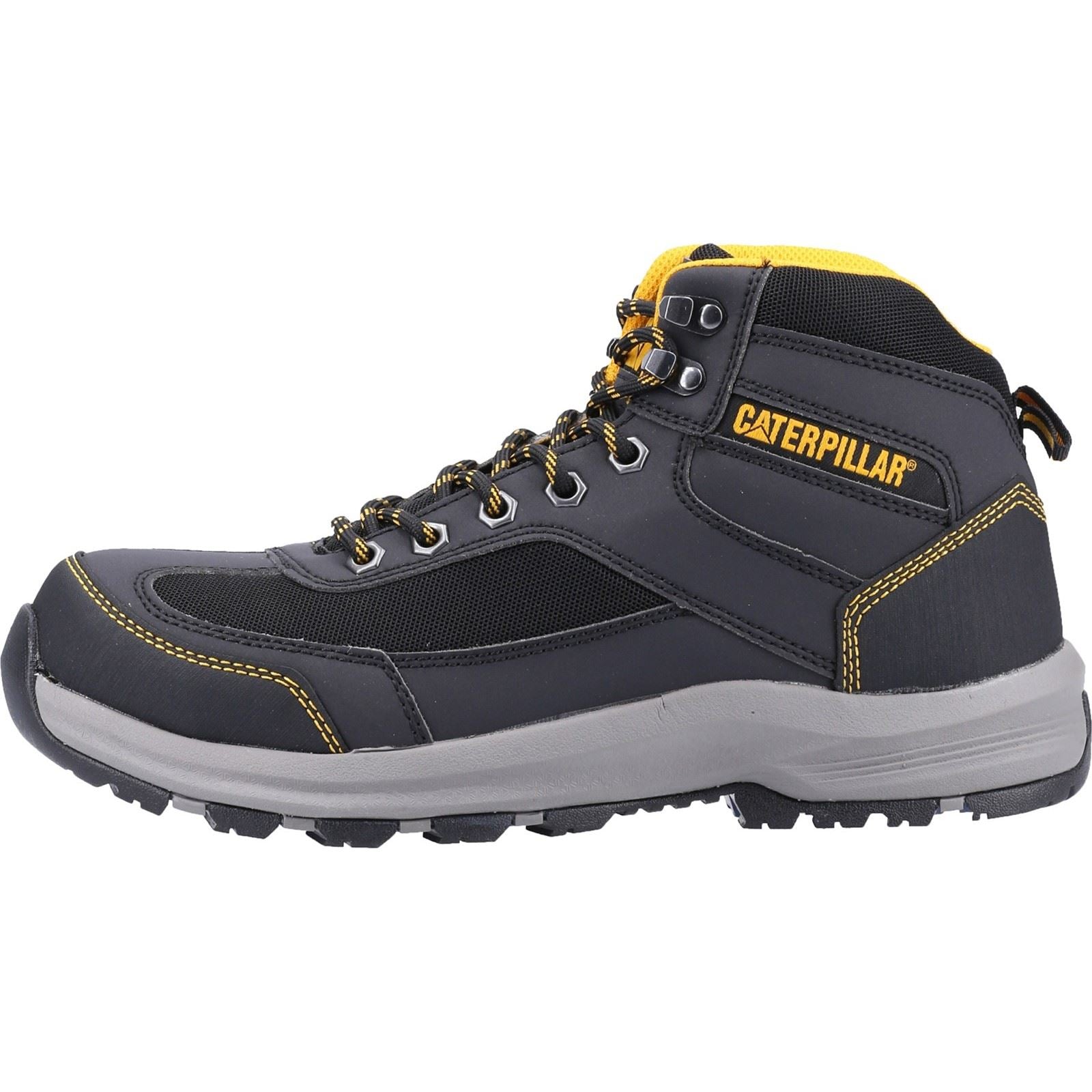 Caterpillar Elmore Mid Synthetic Grey Hiking Boots