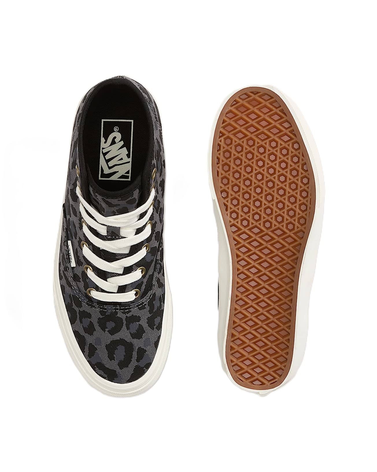 Vans Authentic Hi 2.0 Canvas Women's Leopard Black/Pew Sneakers