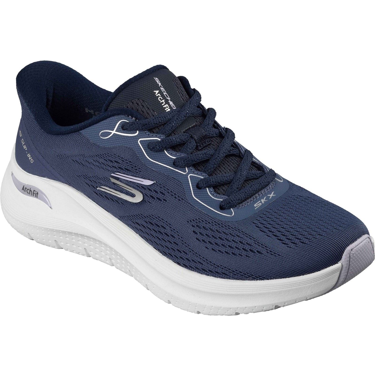 Skechers Arch Fit 2.0 Polyester Women's Navy Sneakers