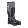 Muck Boots Grit S5 Rubber Men's Black/Grey Wellington Boots