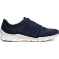 Geox D Sukie B Leather Women's Dark Jeans Sneakers