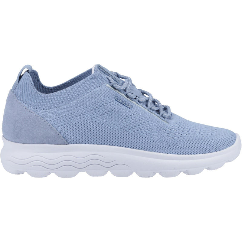 Geox D Spherica A Leather Women's Light Sky Sneakers