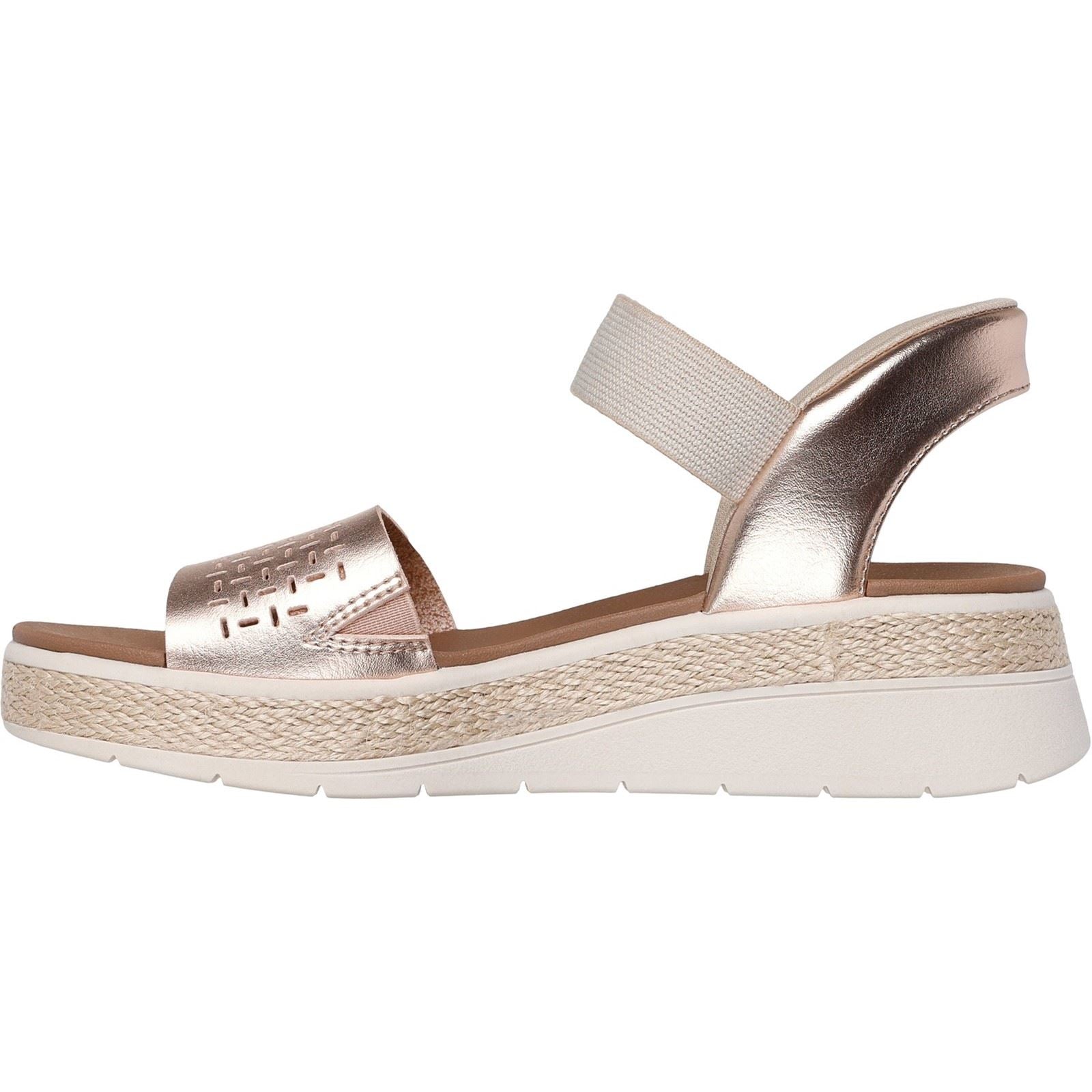 Skechers BOBS Sun Ray Women's Rose Gold Sandals
