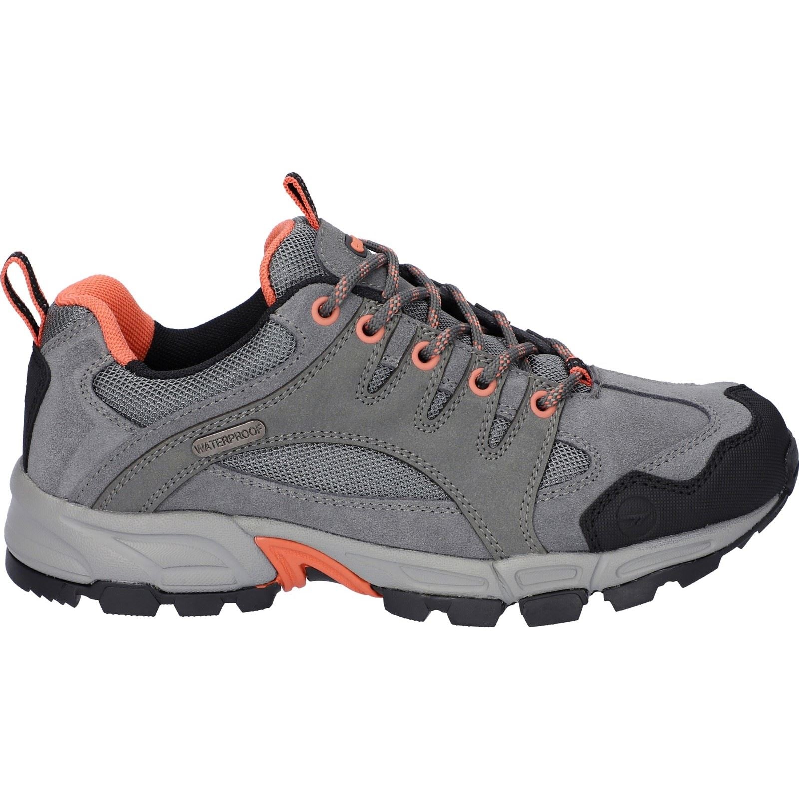 Hi-Tec Auckland Lite Leather Women's Steel/Coral/Cool Grey Hiking Boots