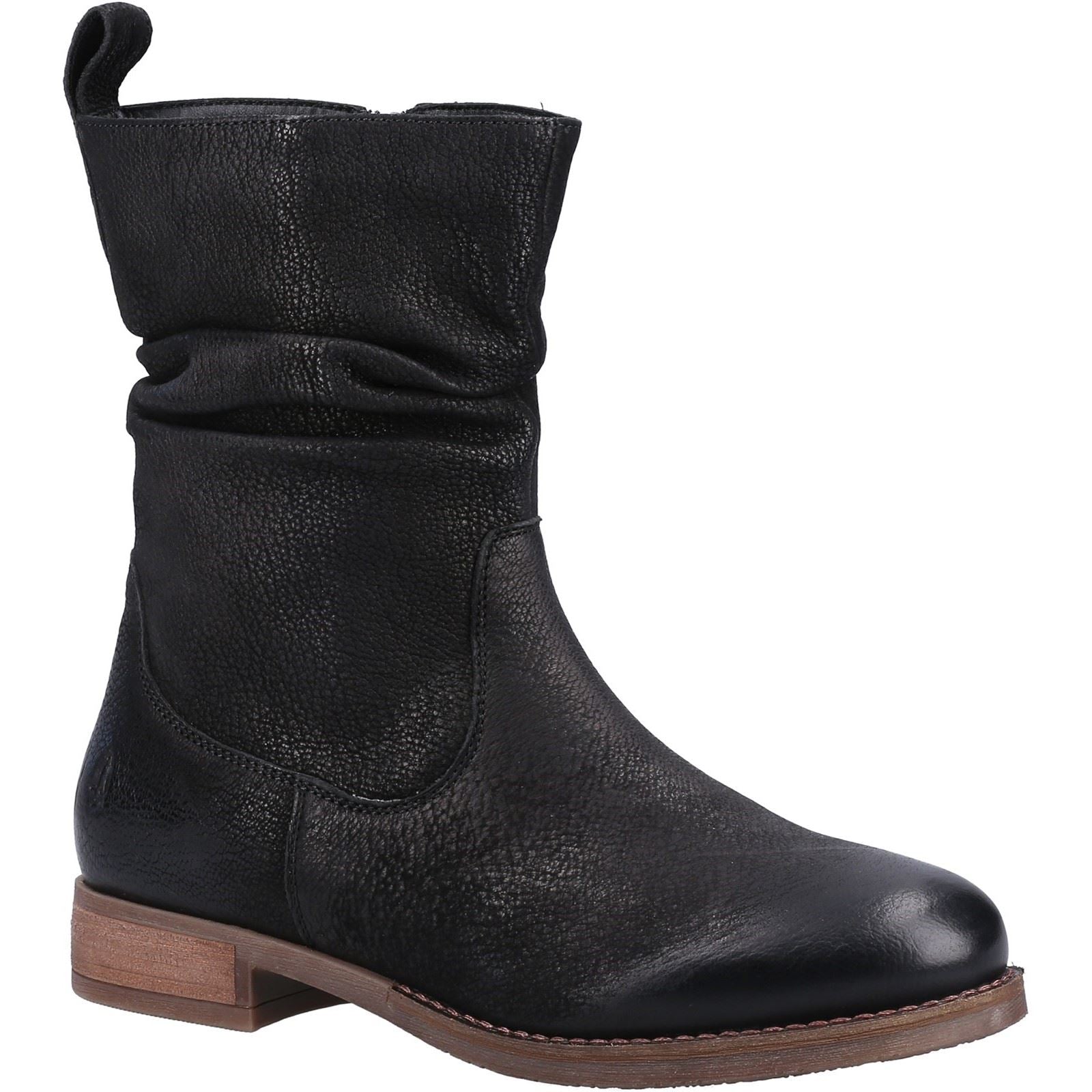 Hush Puppies Emilia Leather Women's Black Boots