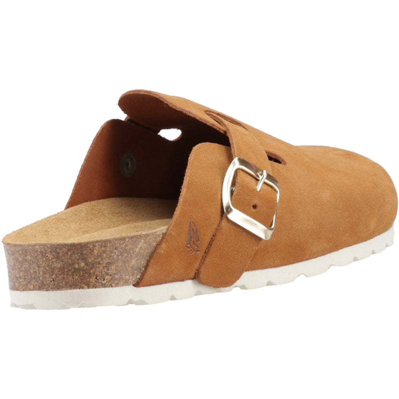 Hush Puppies Bailey Suede Women's Tan Clogs