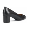 Geox D PHEBY Leather Bovine Full Grain Women's Black Heels