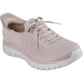 Skechers Graceful First Blush Textile Women's Taupe Sneakers