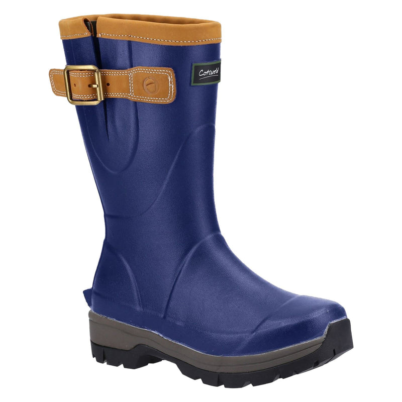 Cotswold Stratus Short Rubber Women's Navy Wellington Boots
