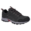 Hi-Tec Auckland Lite Leather Men's Graphite Grey/Dark Red Hiking Boots