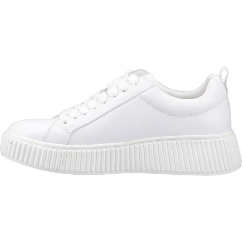 Hush Puppies Harlow Leather Women's White Sneakers