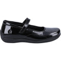 Hush Puppies Aria Patent JNR Leather Girls's Black Shoes