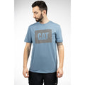Caterpillar Graphic Cotton Men's Blue T-Shirt