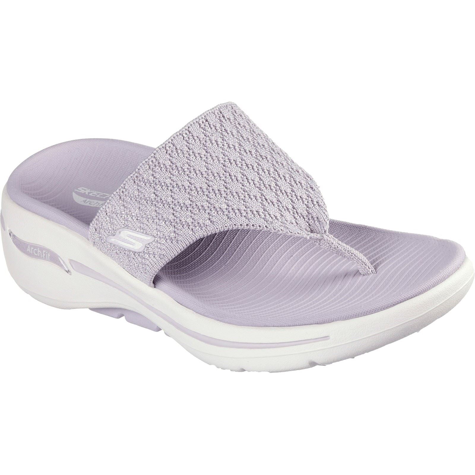 Skechers Go Walk Arch Fit Sandal Spellbound Synthetic Women's Lilac Sandals
