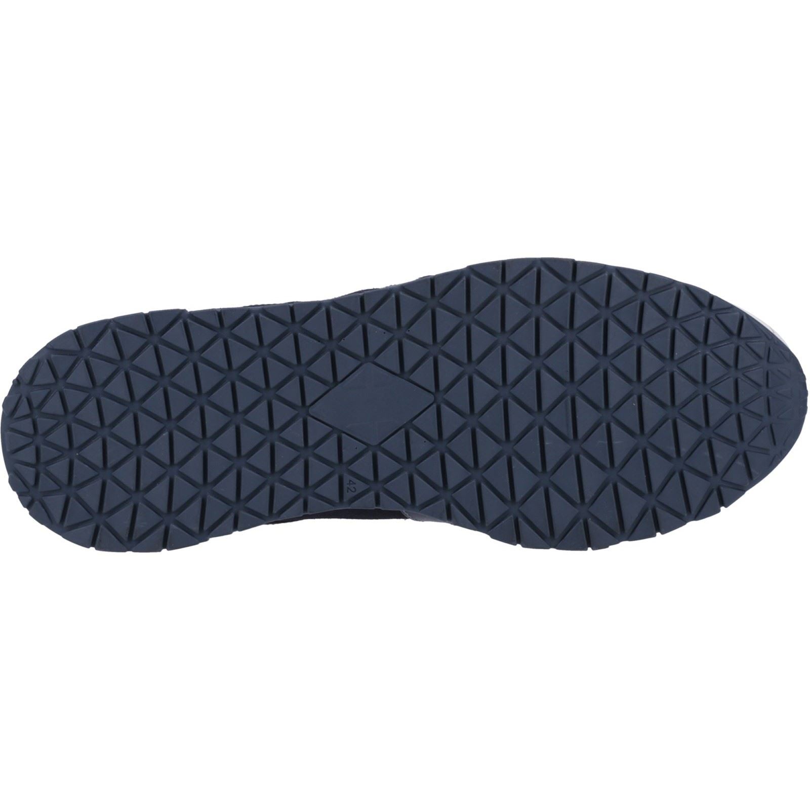 Hush Puppies Christopher Leather Men's Navy Sneakers