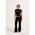 Juicy Couture Impact Juicy Logo Cotton Women's Black T-Shirt
