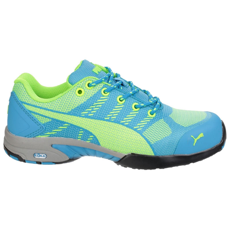 Puma Safety Celerity Knit Textile Women's Blue Safety Sneakers