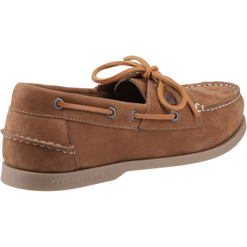 Sperry Tacoma Leather Men's Tan Boat Shoes
