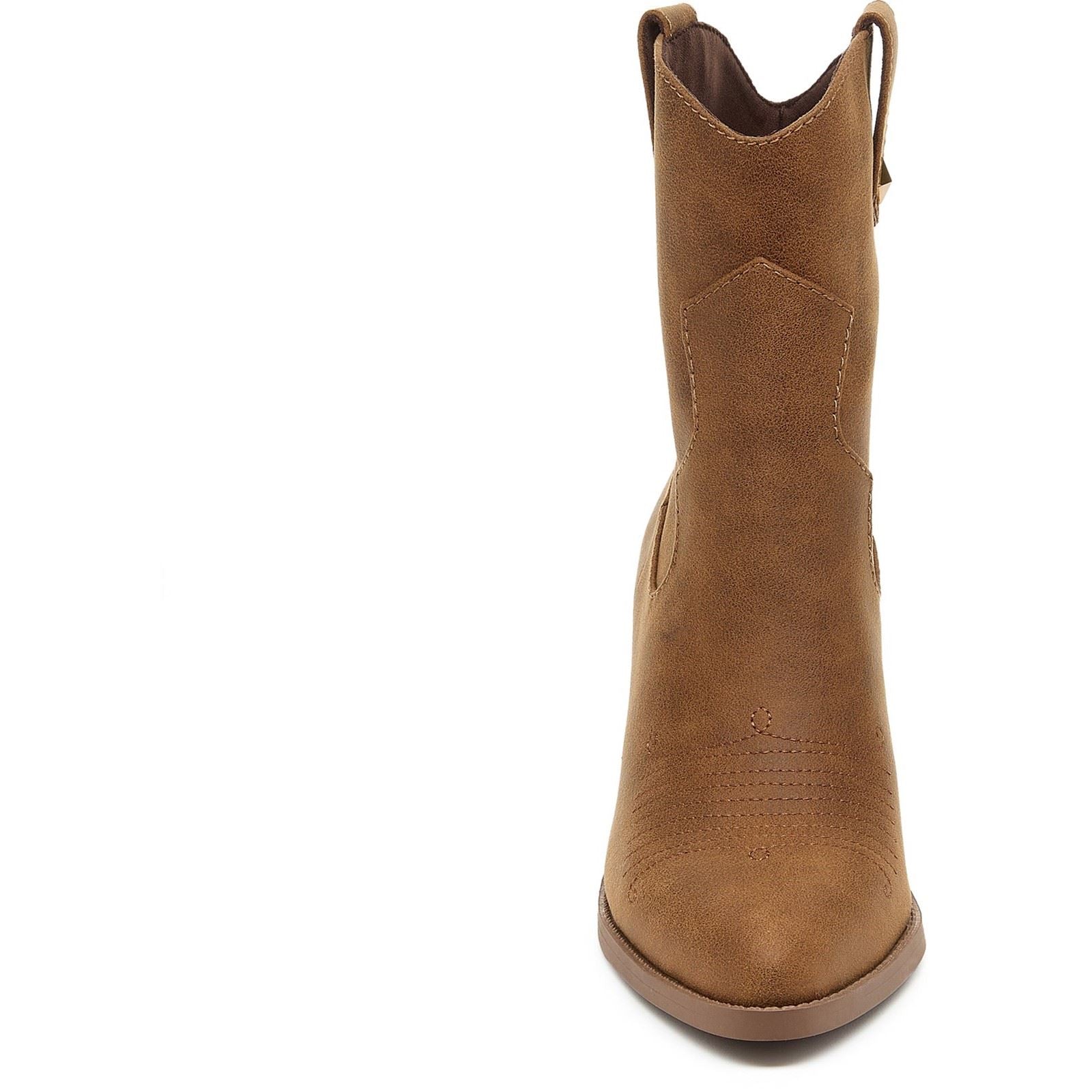 Rocket Dog Feather Polyurethane Women's Walnut Heeled Ankle Boots