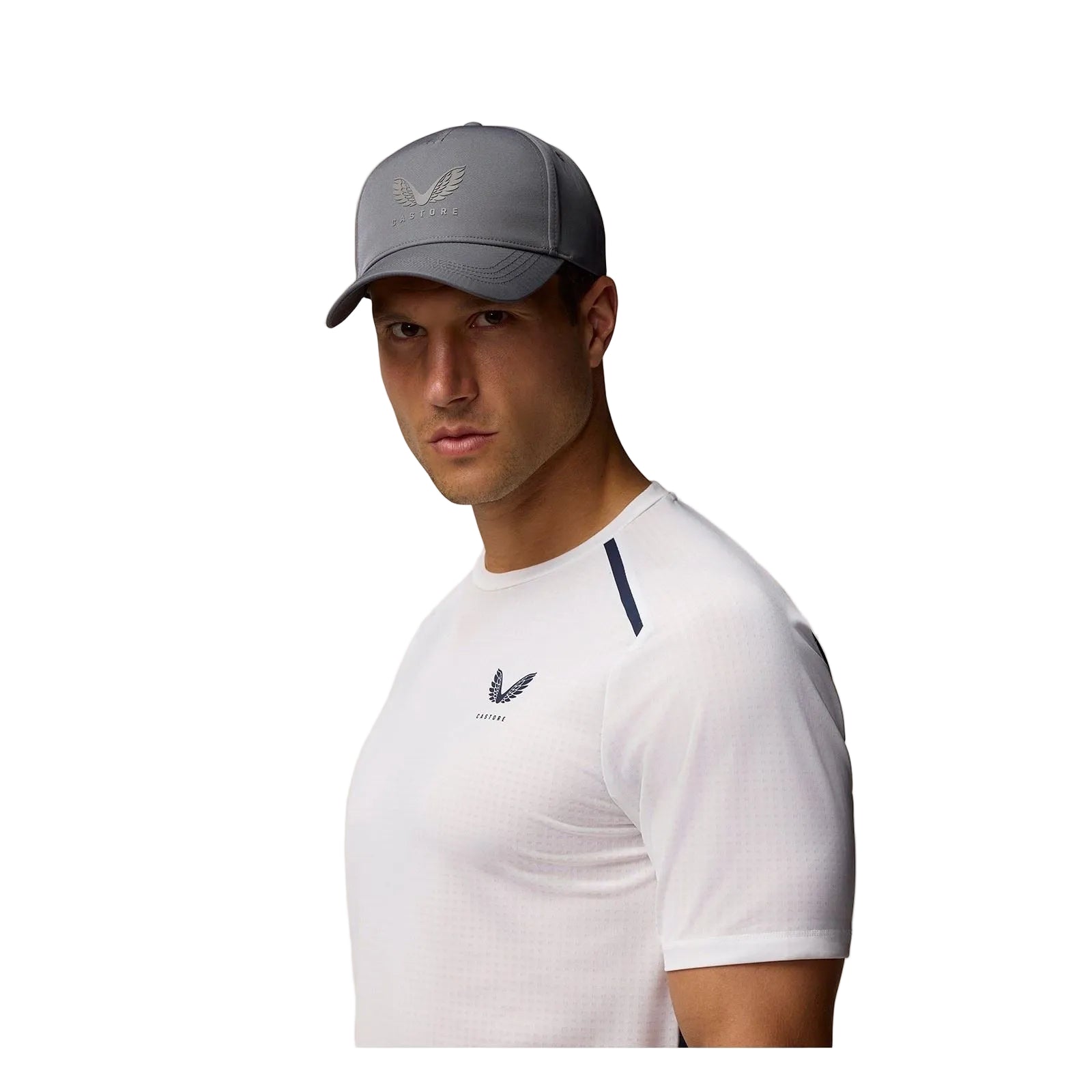 Castore Core Unisex Adults Grey Baseball Caps - One Size