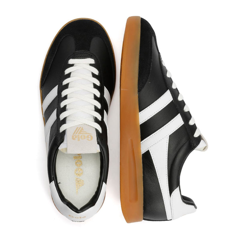 Gola Cyclone Leather Women's Black/White/Gum Sneakers