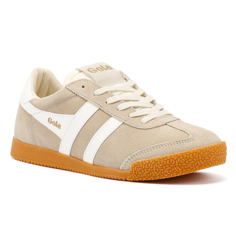Gola Elan Suede Women's Bone/White Sneakers