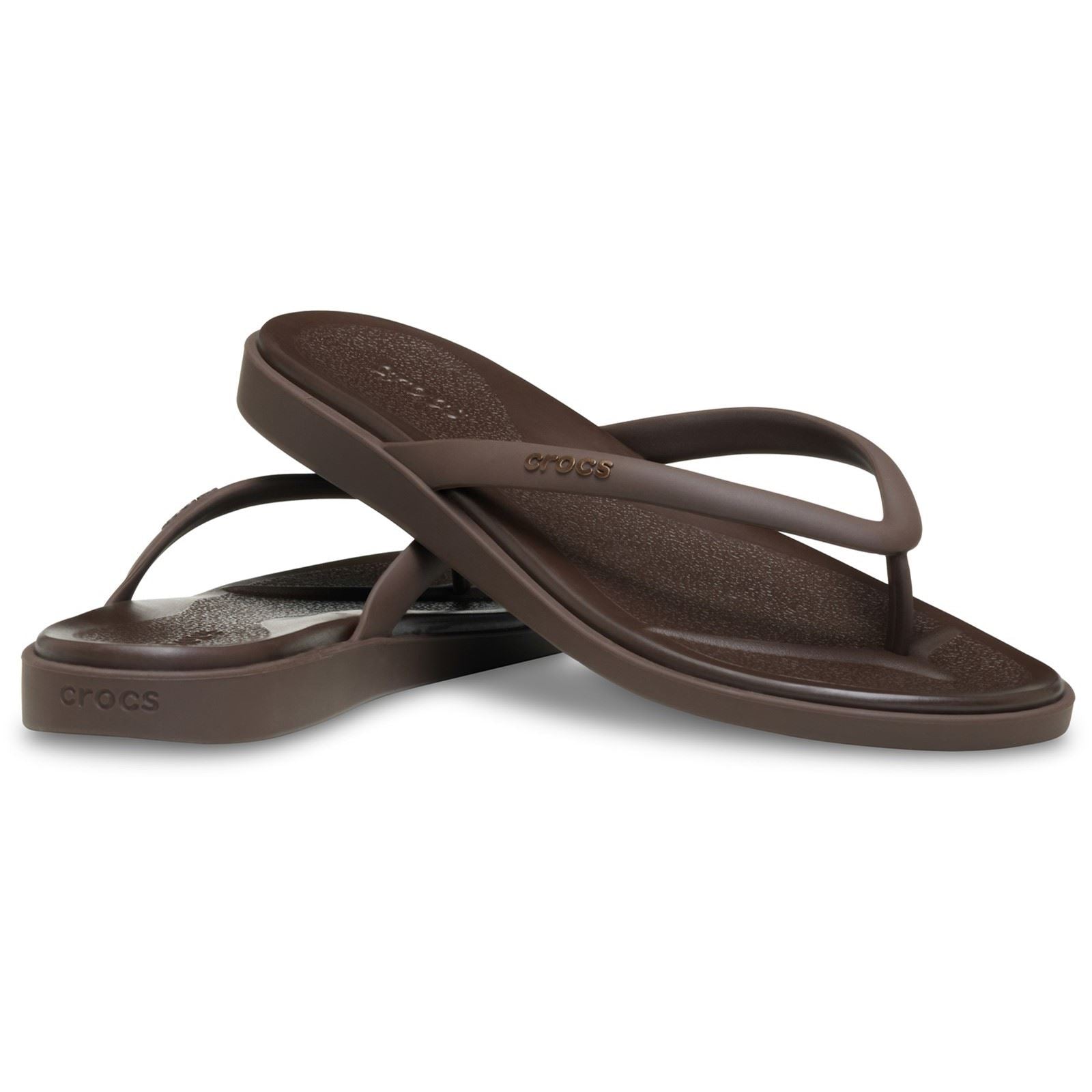 Crocs Miami Matte Flip EVA Women's Coffee Sandals
