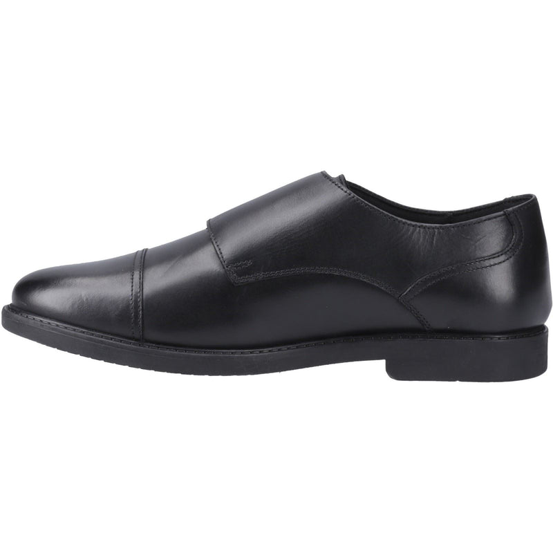 Hush Puppies Tim Monk Leather Boys's Black Shoes