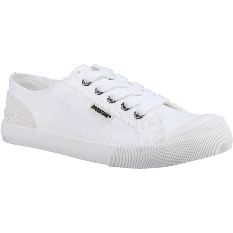 Rocket Dog Jazzin 12A Canvas Cotton Women's White Sneakers