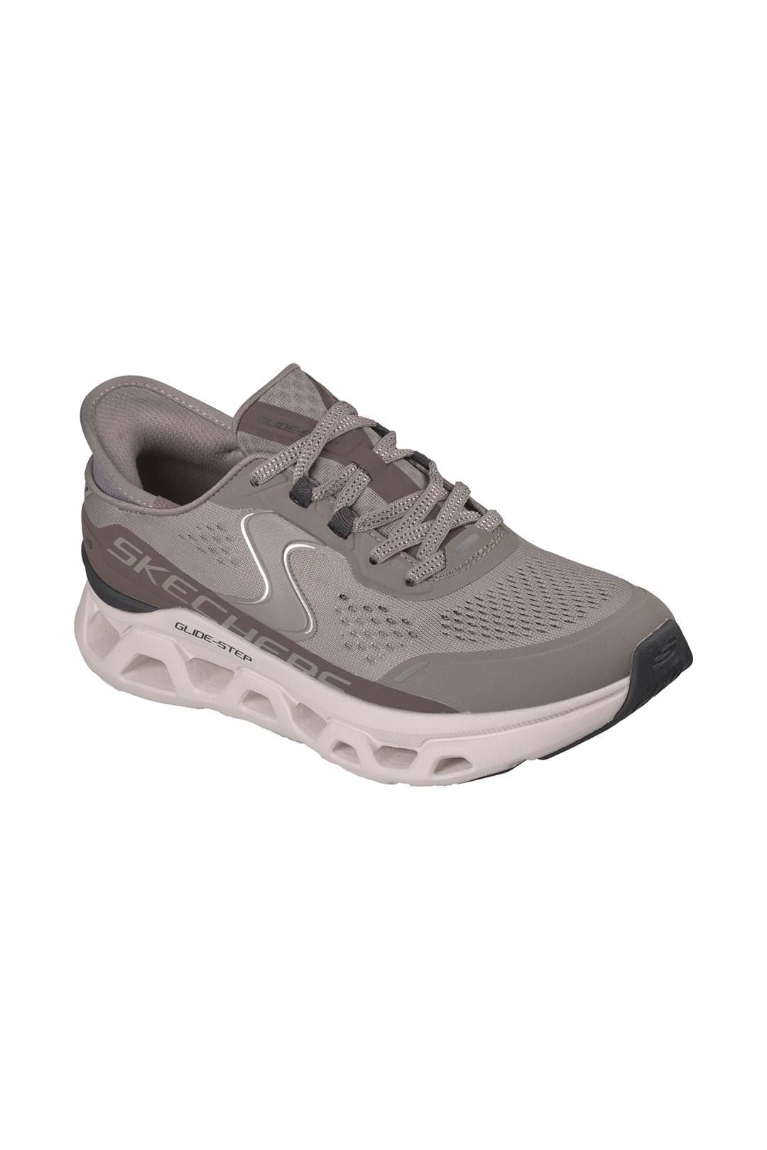 Skechers Slip-Ins Glide Step Altus Mesh Women's Khaki Sneakers