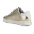 Geox D Jaysen B Leather Women's Light Gold/Optic White Sneakers