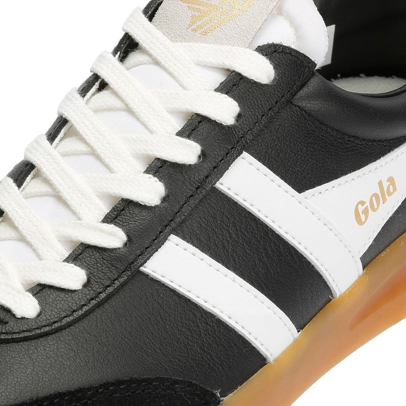 Gola Cyclone Leather Women's Black/White/Gum Sneakers