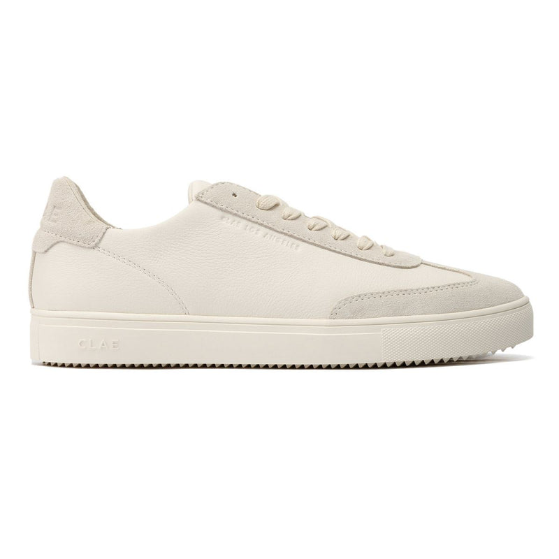 Clae Deane Leather Men's Triple Off White Sneakers