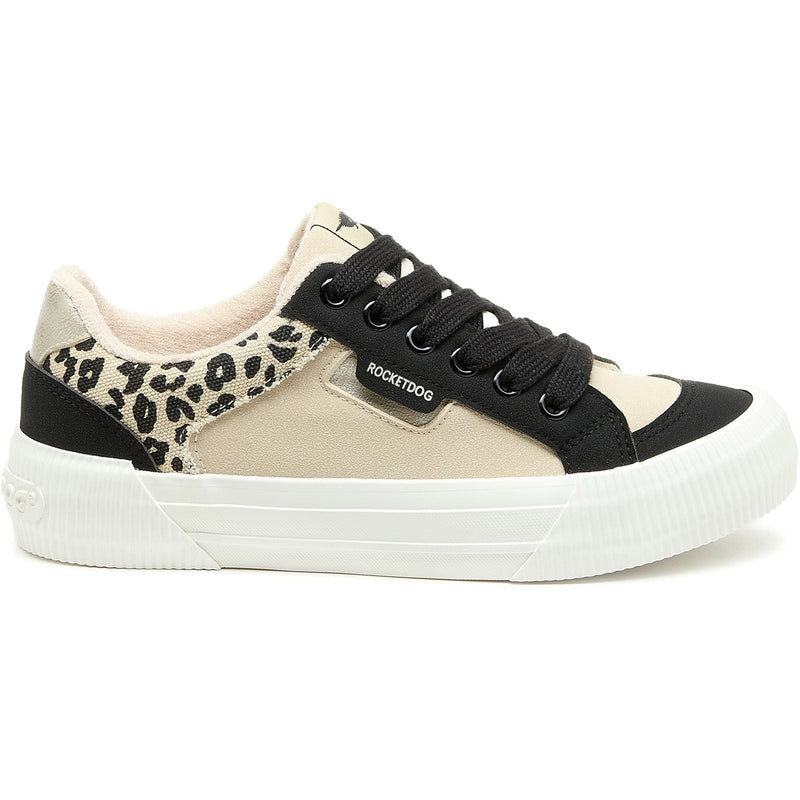 Rocket Dog Cheery Blocked Cotton Women's Black/Natural Sneakers