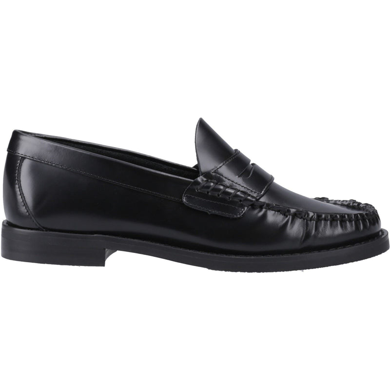 Dune Ginni Leather Women's Black Shoes