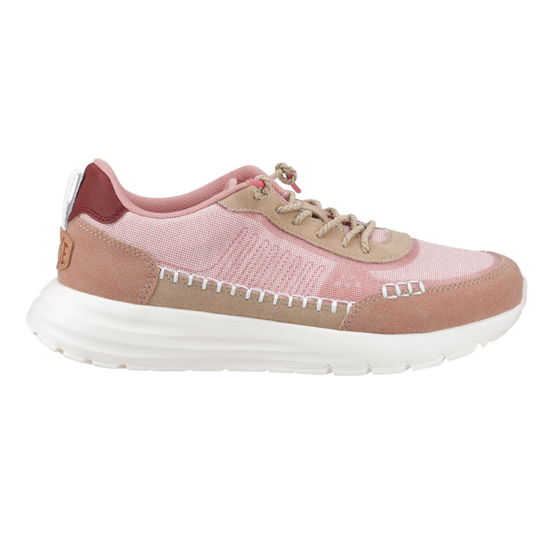 HEYDUDE Sirocco Alta Boho Synthetic Blend Women's Rose Pink Sneakers