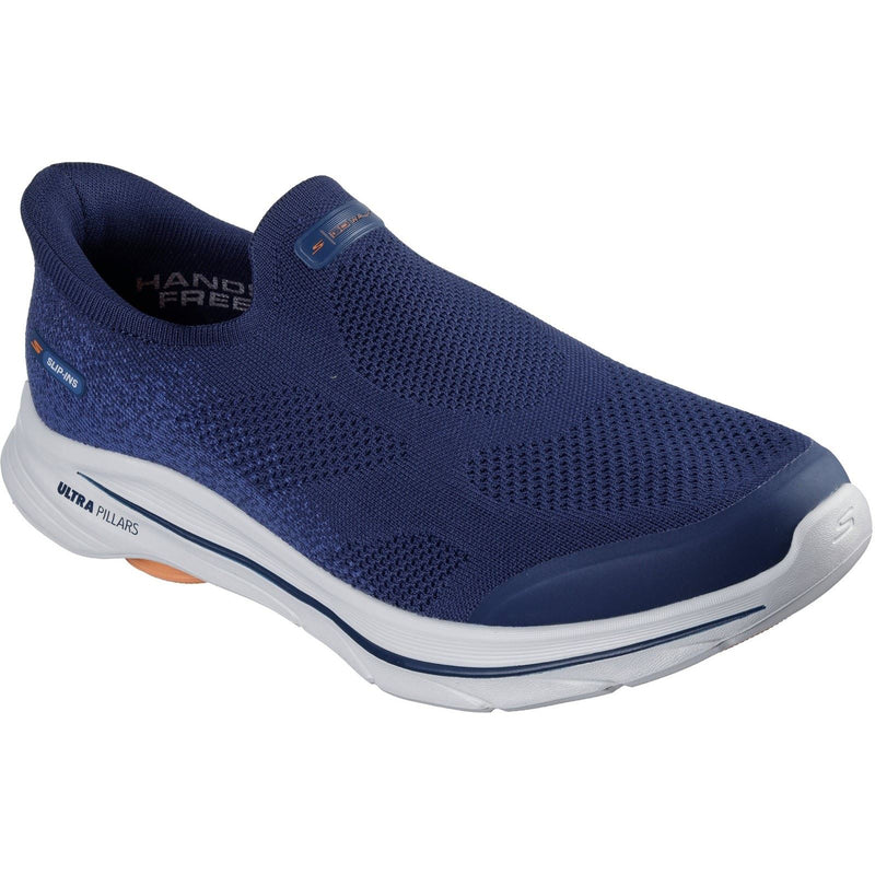Skechers Go Walk 8 Pelayo Textile Men's Navy/Orange Sneakers