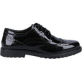 Hush Puppies Verity Leather Women's Patent Black Brogues Shoes