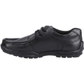 Hush Puppies Mackenzie Leather Boys's Black Lace-Up Shoes