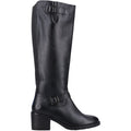 Hush Puppies Heidi Leather Women's Black Leather Boots