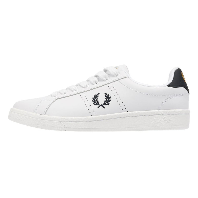 Fred Perry Cupsole Leather Men's White/Navy Sneakers