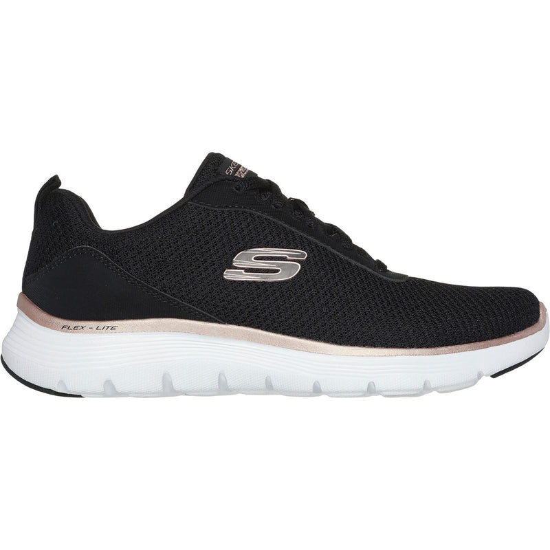 Skechers Flex Appeal 5.0 Uptake Textile Women's Black/Rose Gold Sneakers